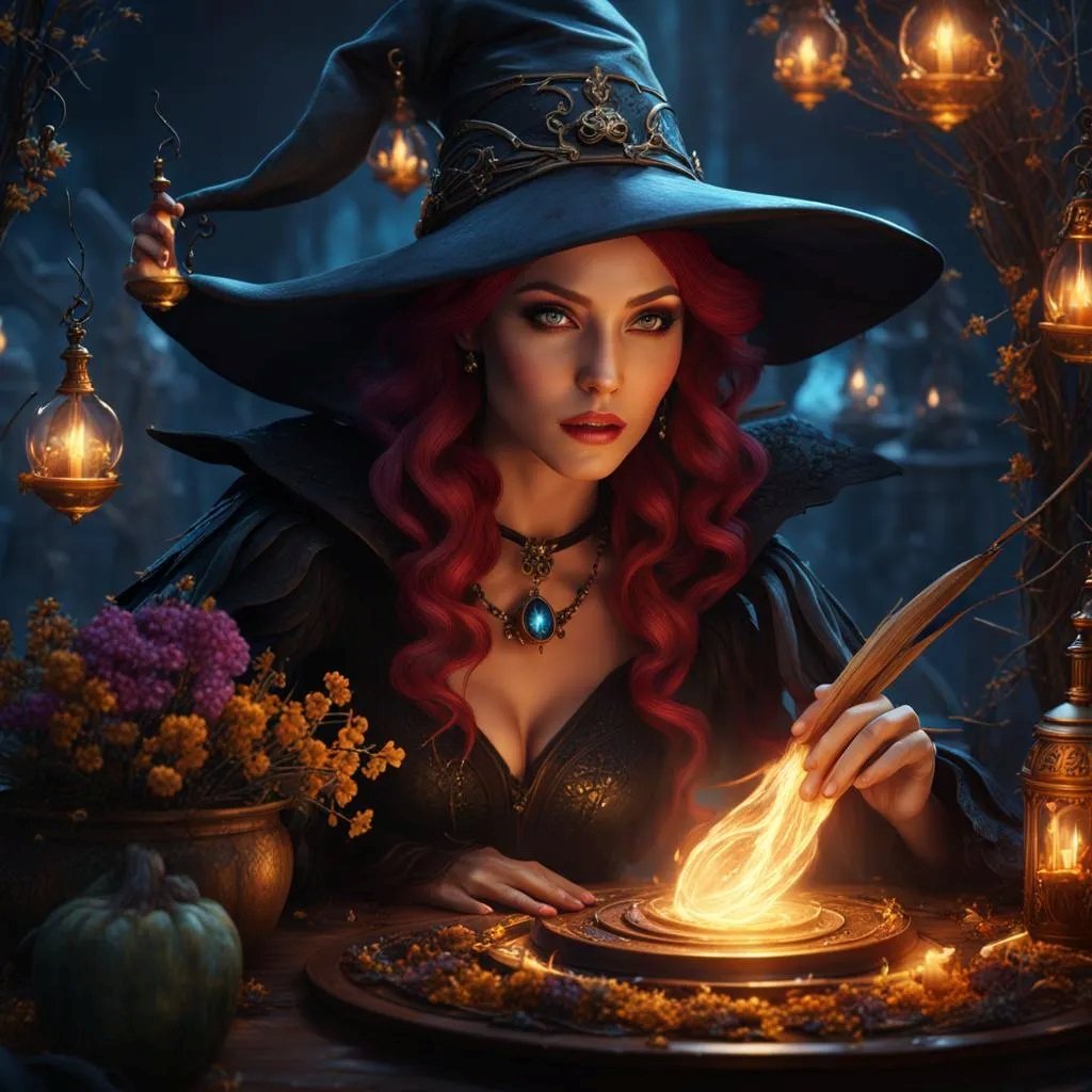 Solve casting spells jigsaw puzzle online with 100 pieces