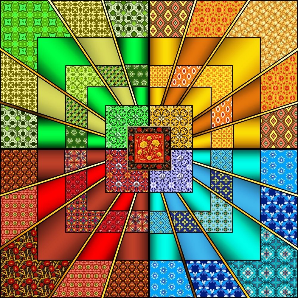 Jigsaw Puzzle | 100 pieces | Geometry Art by Galina | Jigidi