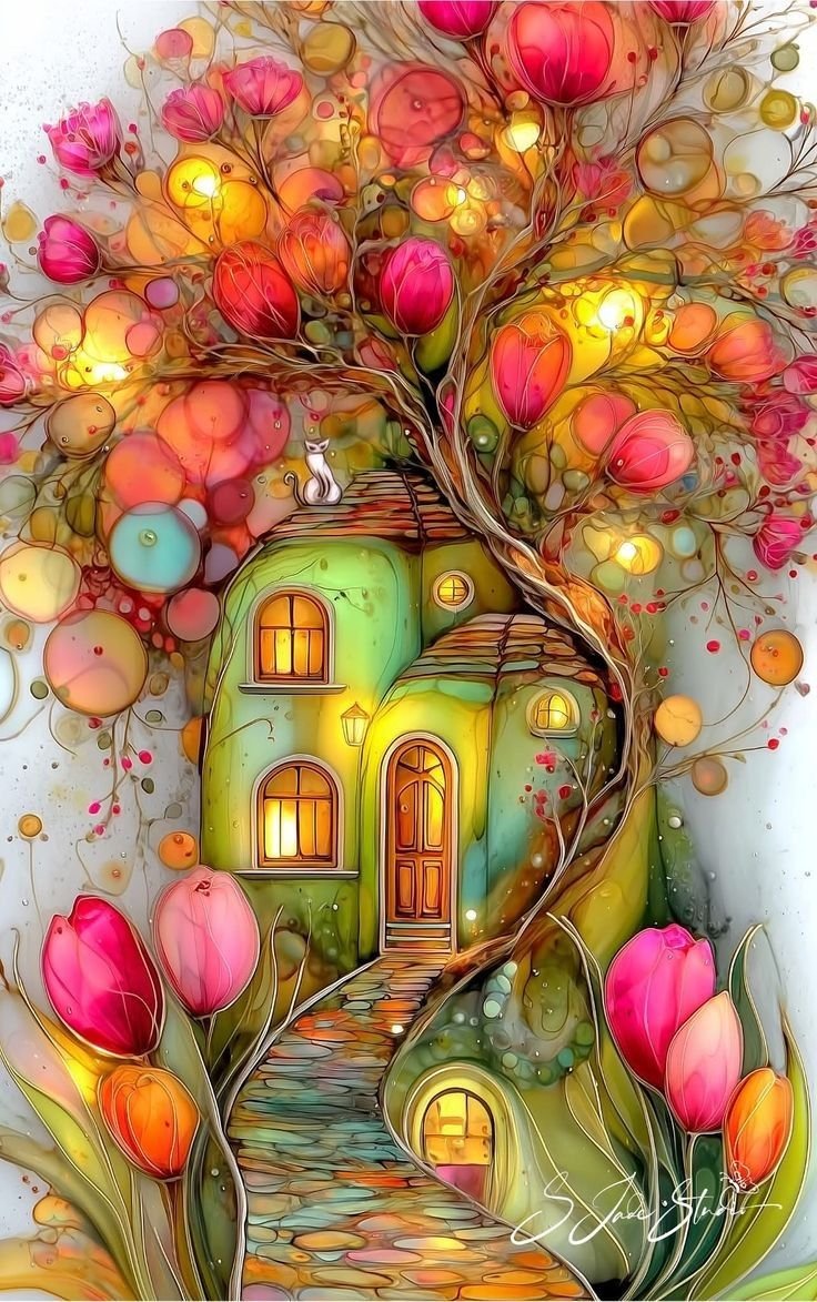 Solve by S Jade Studio jigsaw puzzle online with 77 pieces